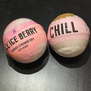 Victoria's Secret Ice Ice Berry and Chill  Bath Bombs